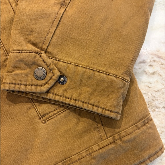 NWT Levi’s Twill Workwear Pocket Jacket — Men’s XL (Extra Large) — Brown - Picture 4 of 6